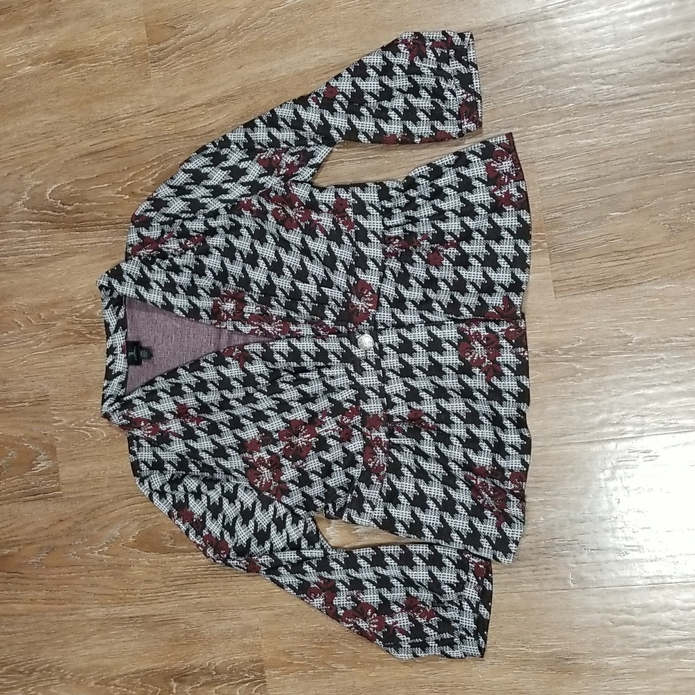 (M) Jules & Leopold Studio Houndstooth Floral Background Academia Lightweight